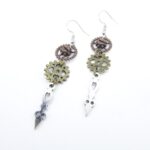 boucles d'oreilles engrenage steampunk