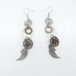 boucles d'oreilles ailes d'ange
