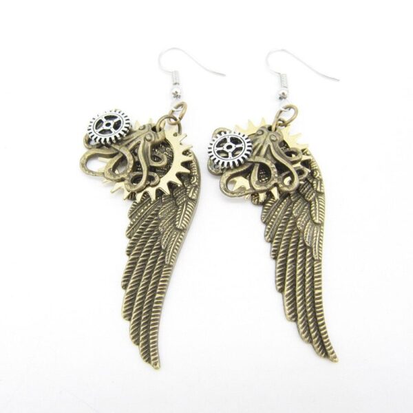boucles d'oreilles steampunk