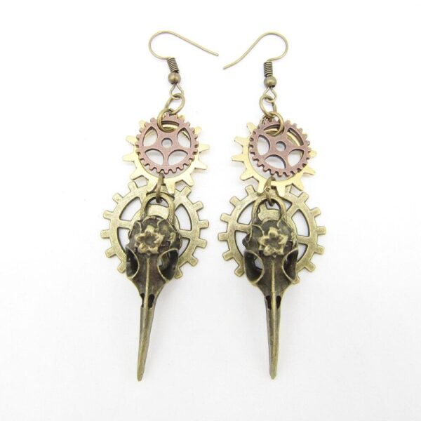 boucles d'oreilles steampunk