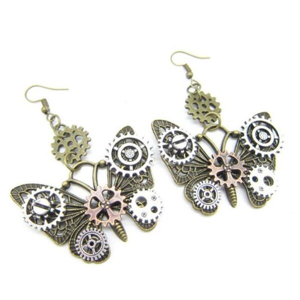 boucles d'oreilles papillon