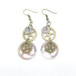 boucles d'oreilles engrenage