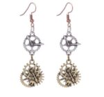 boucles d'oreilles style steampunk