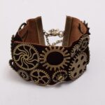 bracelet cuir steampunk