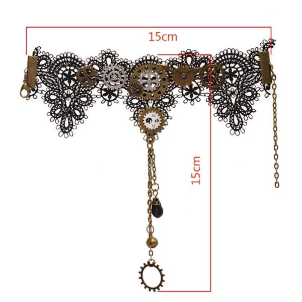 bracelet steampunk dentelle