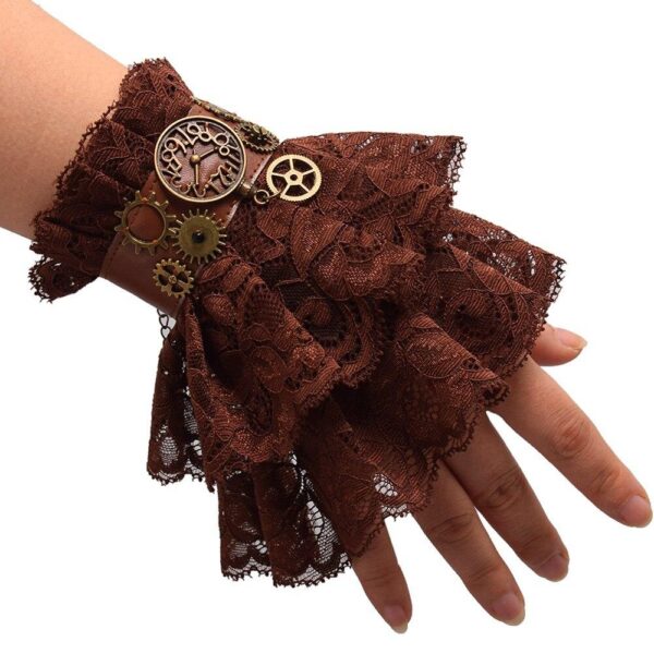 bracelet dentelle steampunk femme