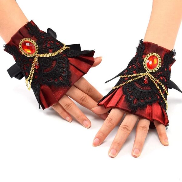 bracelet victorien rouge