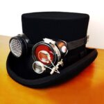 chapeau steampunk lunettes