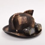 chapeau melon lunette steampunk