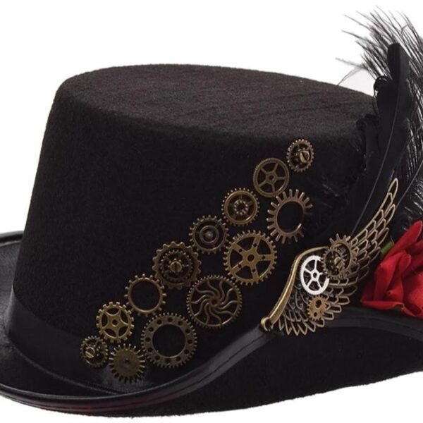 chapeau steampunk engrenage