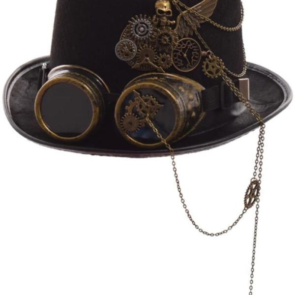 chapeau steampunk engrenages