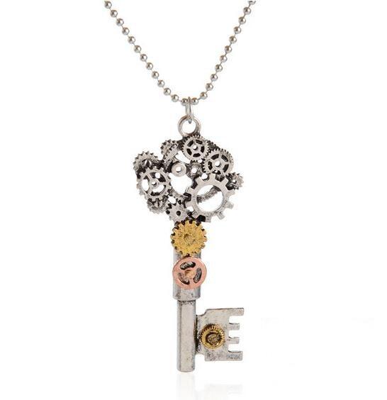 pendentif clé steampunk
