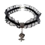 collier victorien noir