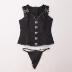 serre taille steampunk noir