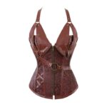 bustier marron