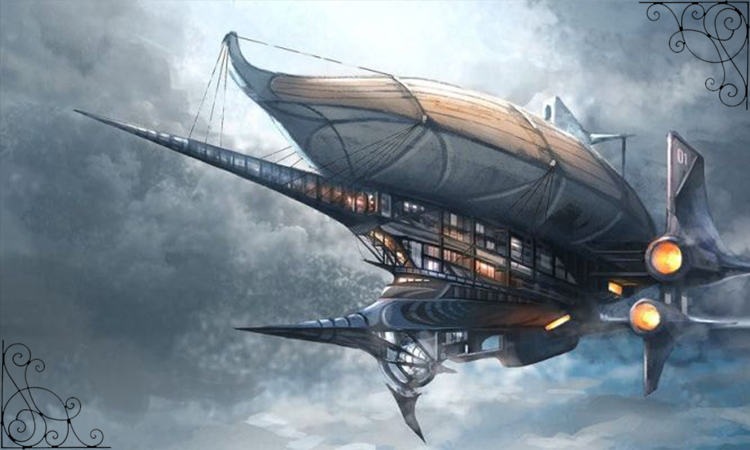 dirigeable steampunk