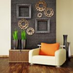 engrenage industriel mural