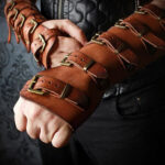 gants long cuir