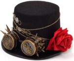 chapeau steampunk lunette