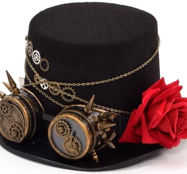 chapeau steampunk lunette