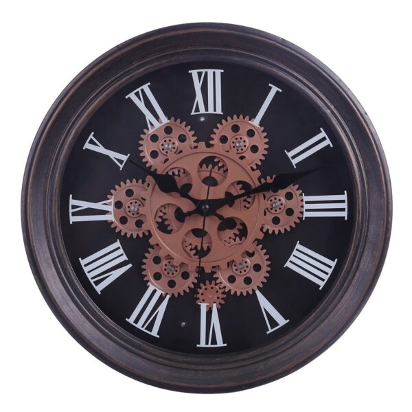 horloge engrenage tournant