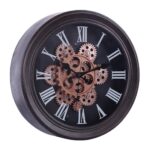 horloge steampunk engrenage tournant