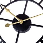 horloge murale industrielle