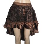 jupe courte marron steampunk