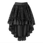 jupe noire steampunk
