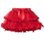 jupe courte rouge