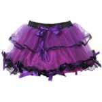 jupe courte violette