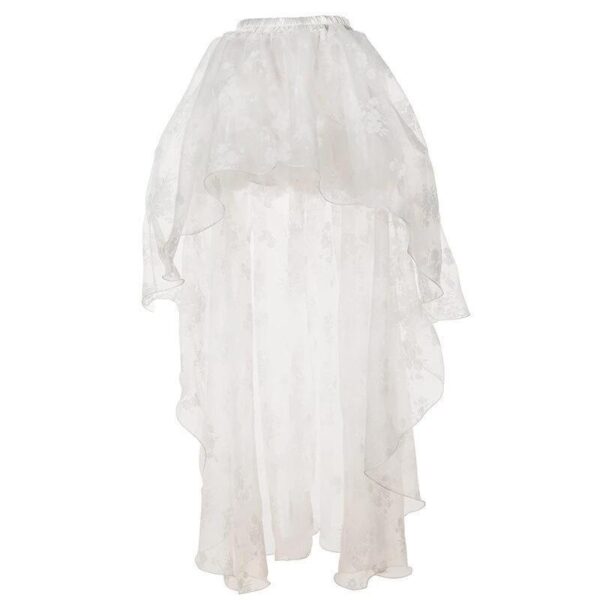 jupe dentelle blanche