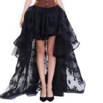 jupe steampunk noir