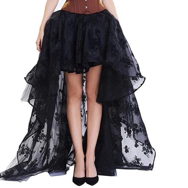 jupe steampunk noir