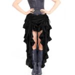jupe steampunk noir