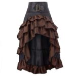 jupe marron western