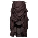 jupe steampunk marron