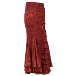 jupe rouge steampunk