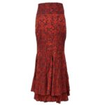 jupe rouge gothique