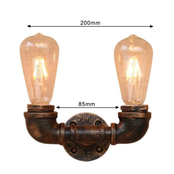 lampe vintage murale