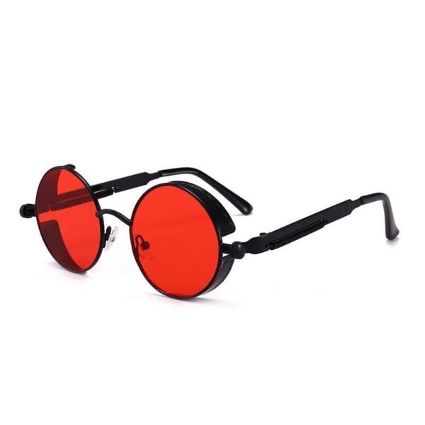 lunettes soleil rouge et noir