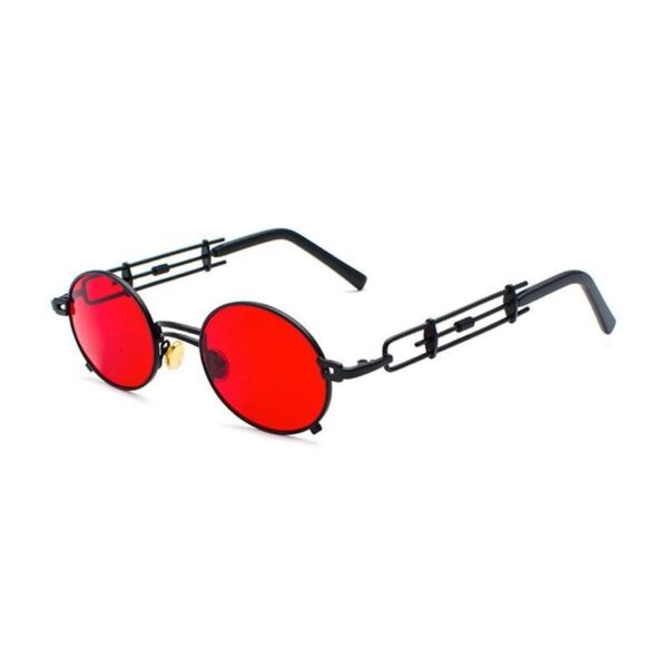 lunettes steampunk rouge