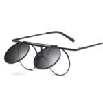 lunettes soleil flip up noir