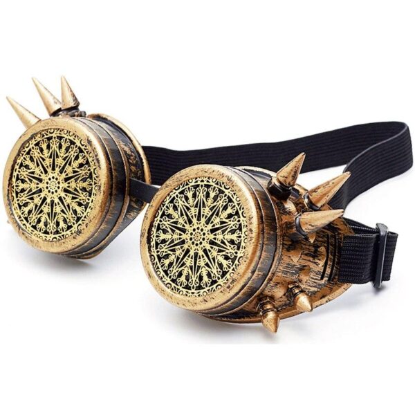 goggles steampunk doré