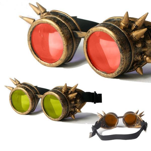 lunettes steampunk couleur