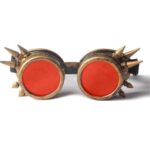 lunettes steampunk rouge