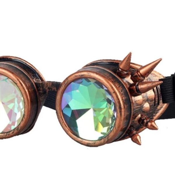 goggles steampunk marron