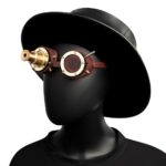 lunettes cuir steampunk