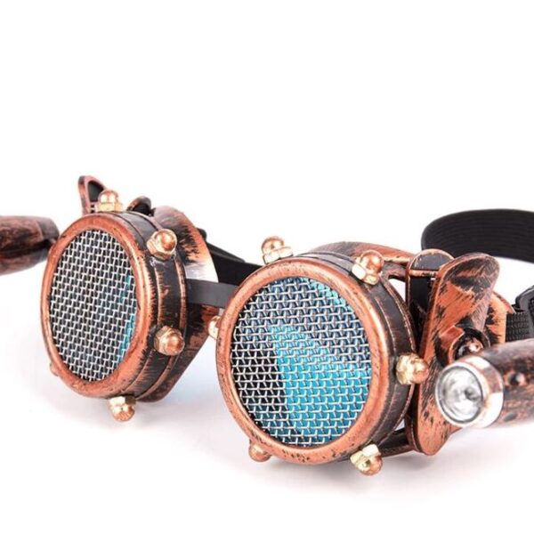lunettes steampunk marron