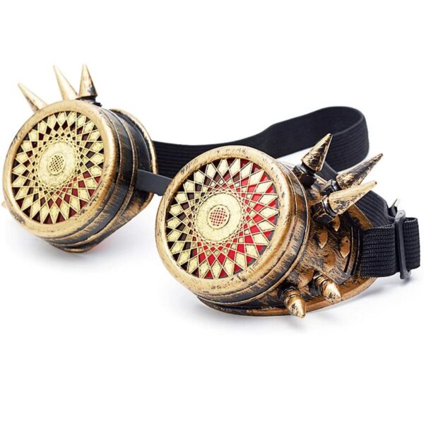 lunettes steampunk doré